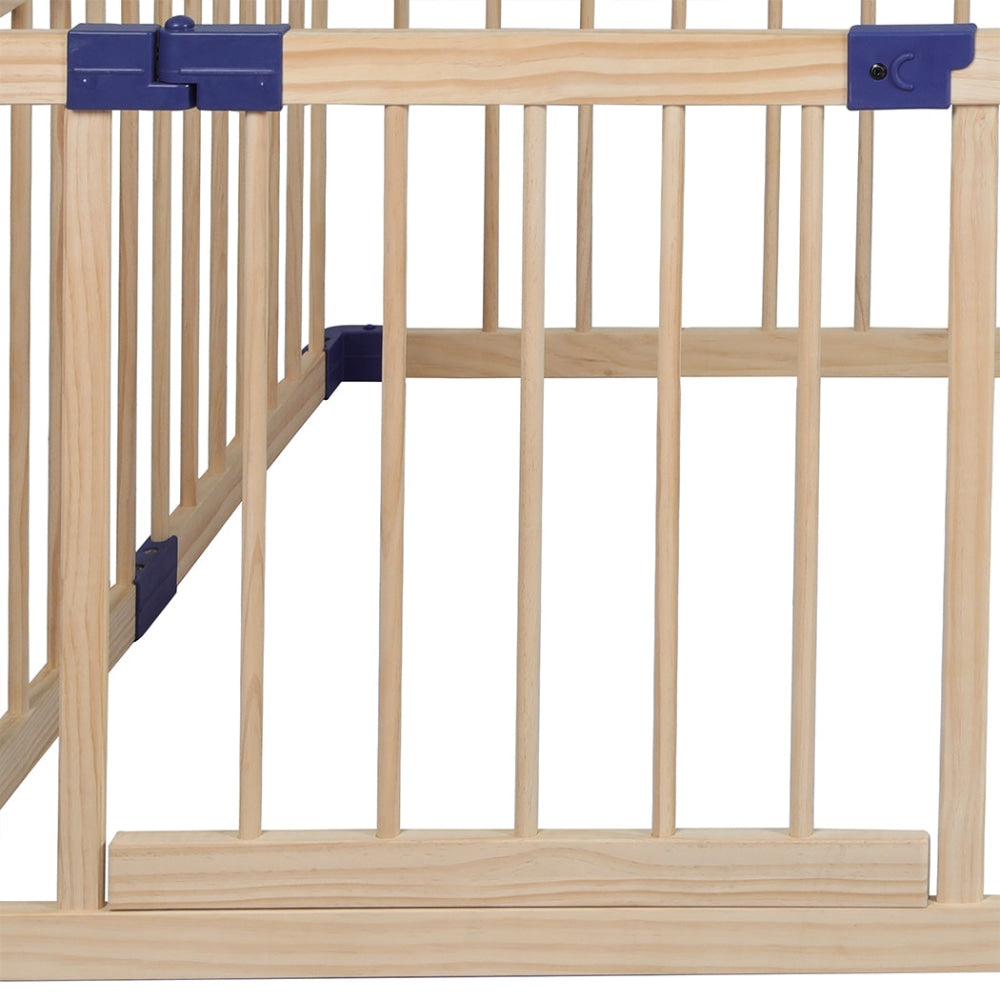 BoPeep Kids Playpen Wooden Baby Safety Gate Fence Child Play Game Toy Security L Toys Fast shipping On sale