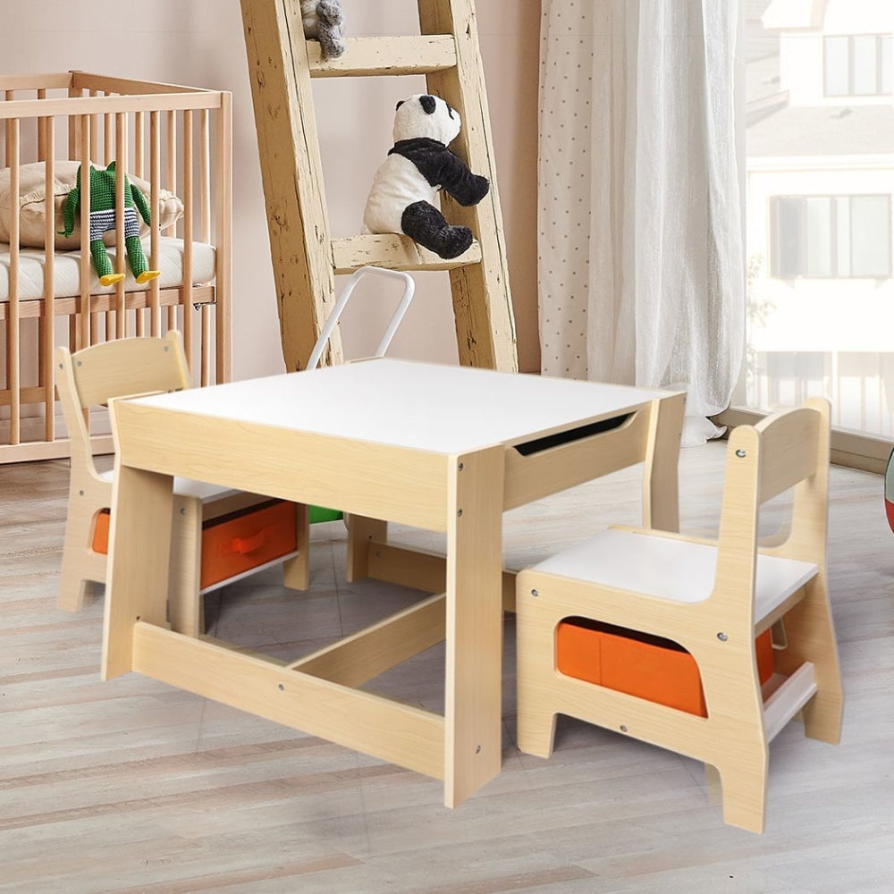 BoPeep Kids Table and Chairs Set Storage Box Toys Play Desk Wooden Study Tables Fast shipping On sale