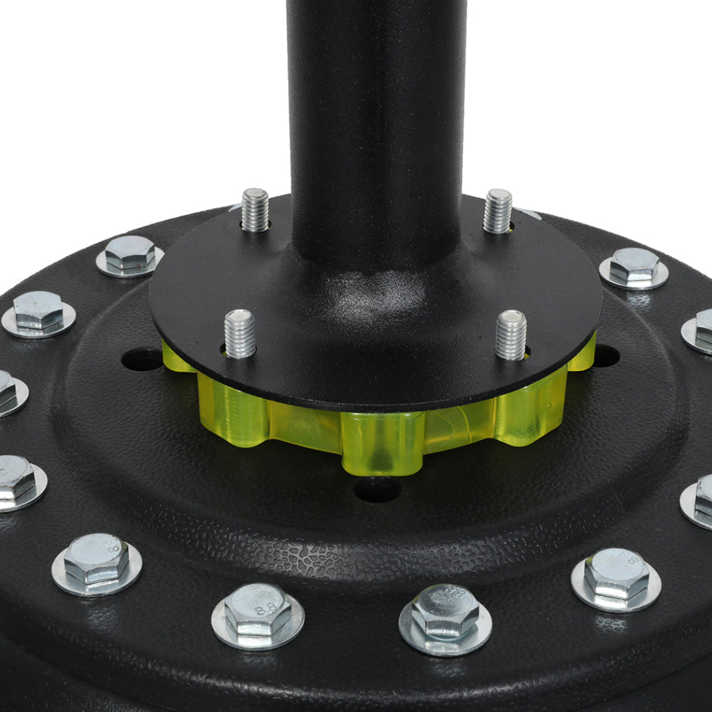 Freestanding Reflex Boxing Bag With 360° Spinning Arm & Speed Ball – Adjustable Height High-Rebound Punch Trainer (Black) Sports Fitness