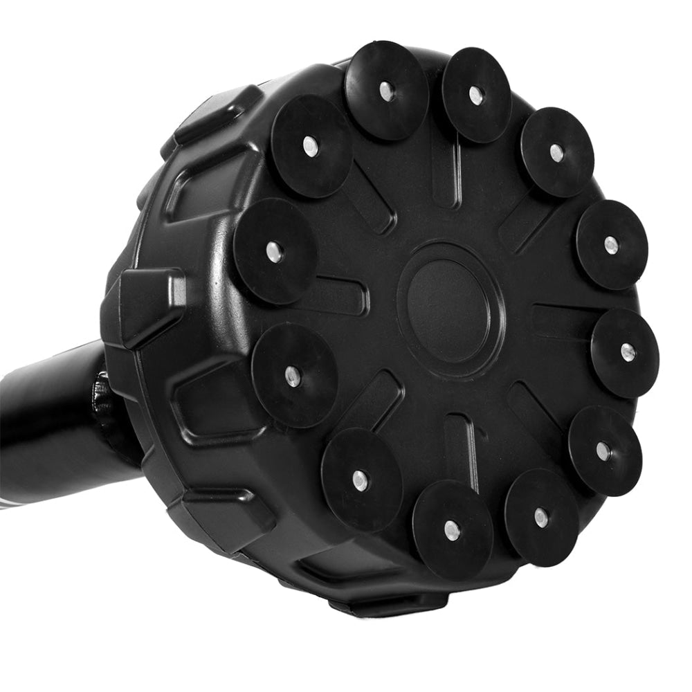 Adjustable Free-Standing Boxing Speed Ball Trainer – 360° Reflex Bar Dual Balls Shock Absorption Base Reaction Training (Black) Sports &