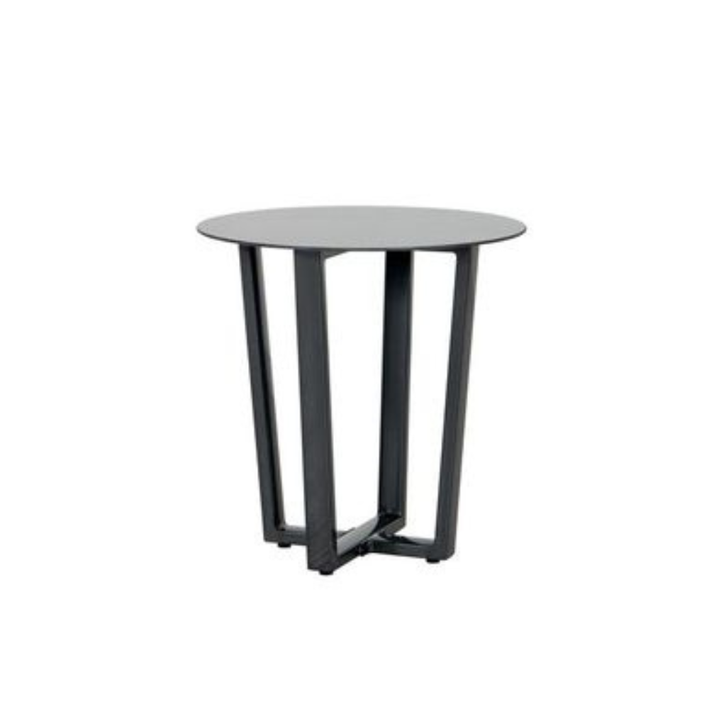 3-Pieces Outdoor Setting Two Chairs & Side Table Set Dark Grey Sets Fast shipping On sale