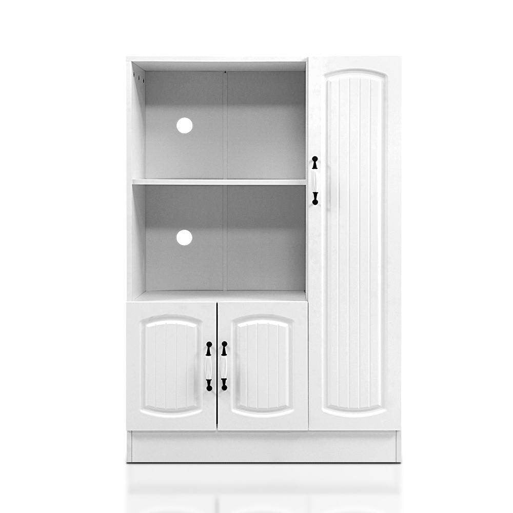 Buffet Sideboard Cabinet Storage Cupboard Doors White Kitchen Hallway & Unit Fast shipping On sale