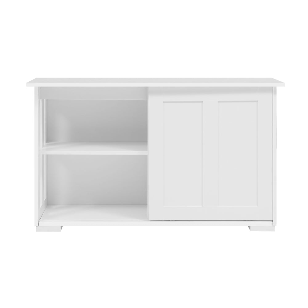Buffet Sideboard Cabinet White Doors Storage Shelf Cupboard Hallway Table & Unit Fast shipping On sale