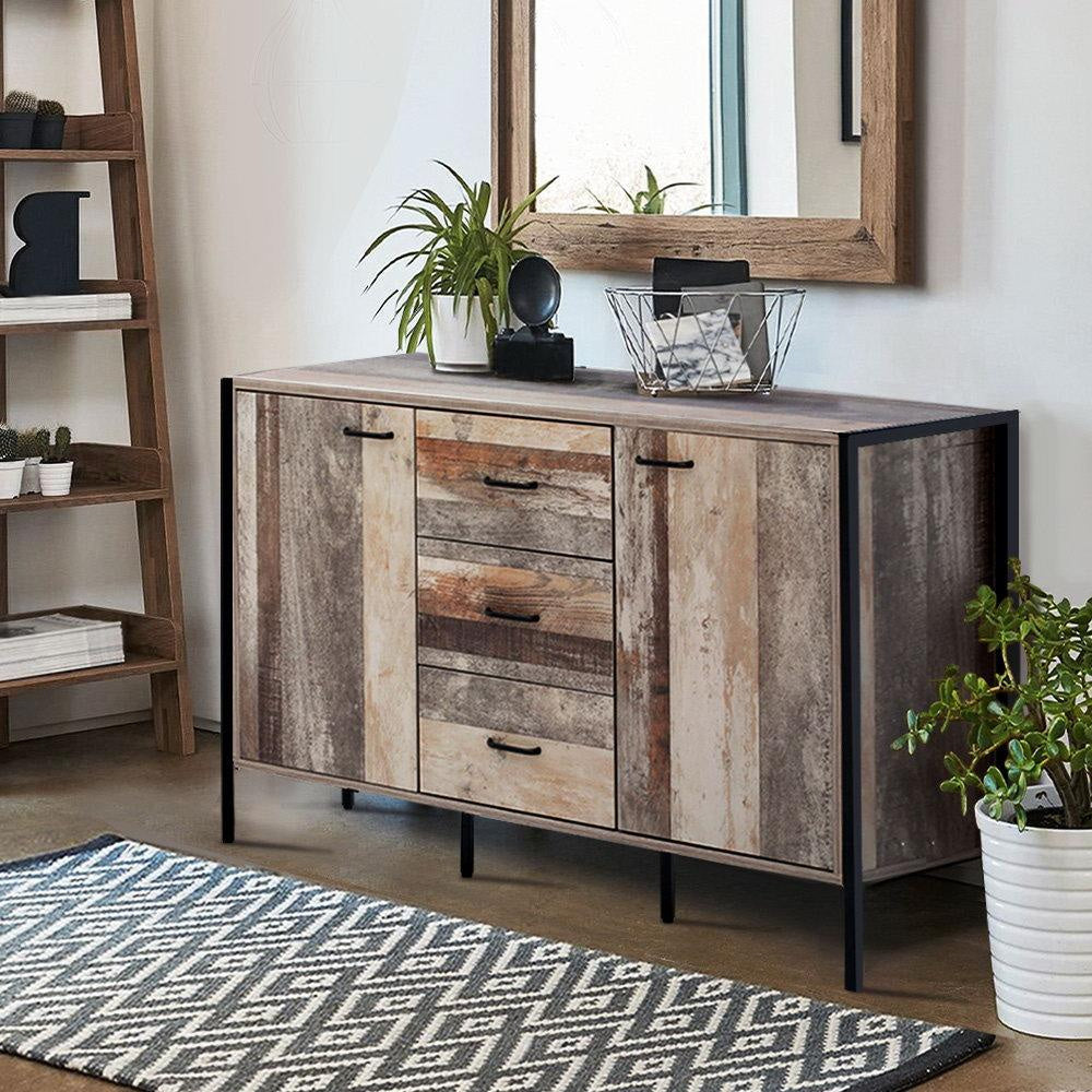Buffet Sideboard Storage Cabinet Industrial Rustic Wooden & Unit Fast shipping On sale