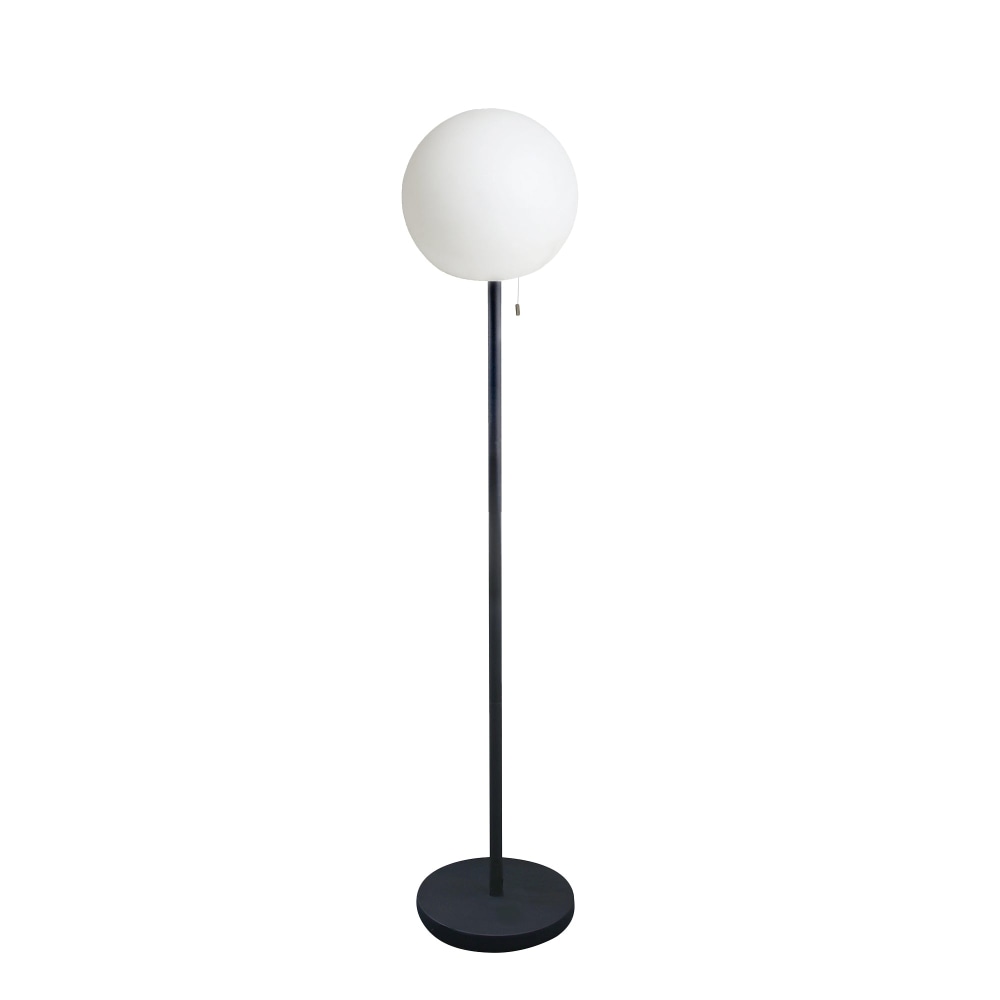 Cahaya Modern LED Mood Metal Floor Lamp Light with 30CM DC Power Round Plastic Shade - Black Fast shipping On sale