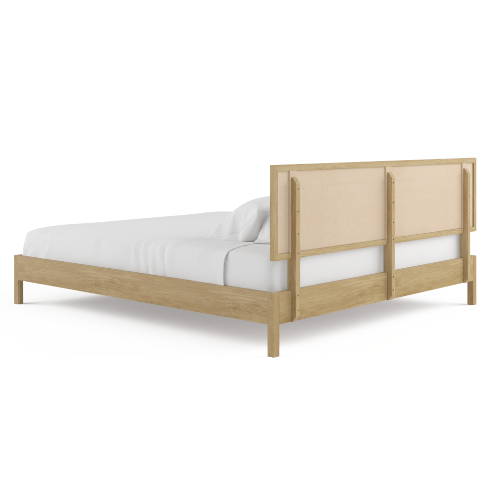 Caledonia Rattan Bed Frame Natural King Fast shipping On sale