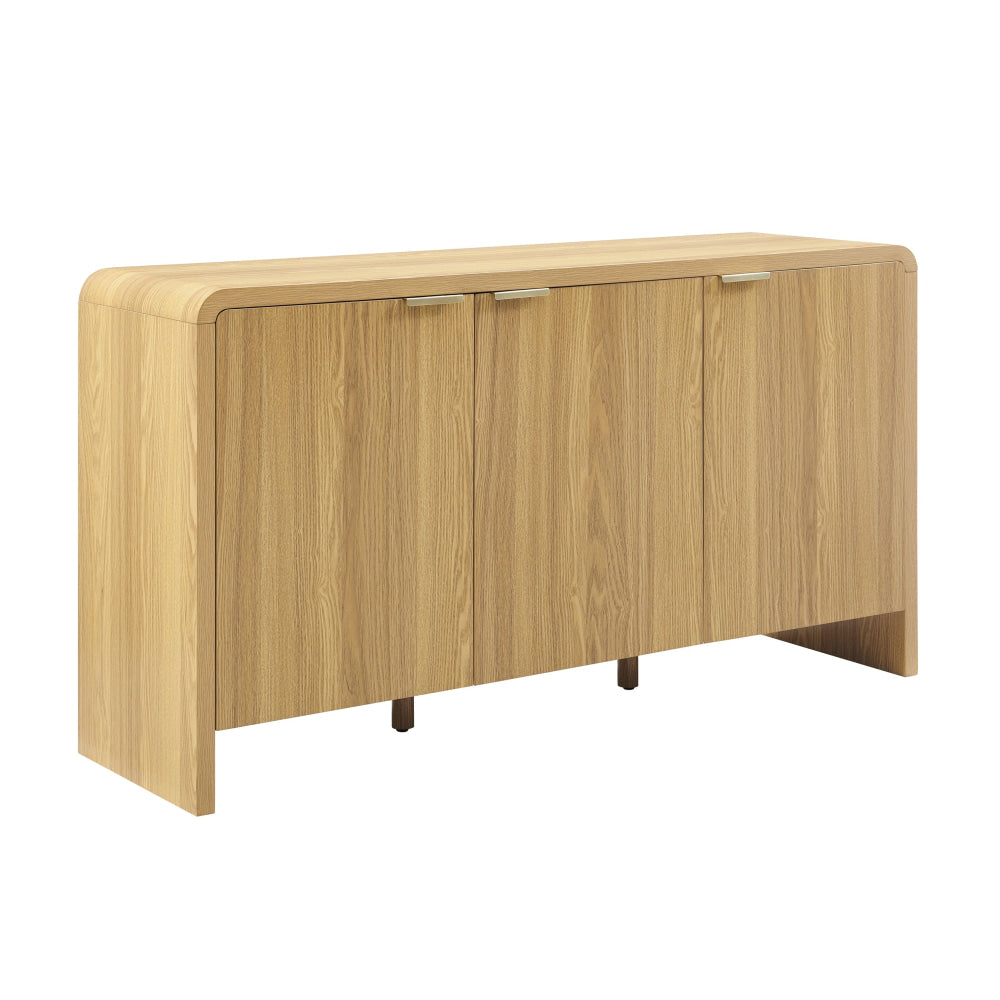 Momentous Living - Callex Buffet Unit Sideboard Storage Cabinet 3-Doors ...