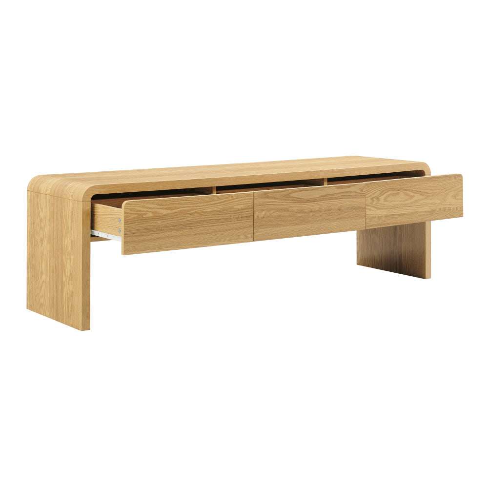 Momentous Living - Callex Lowline TV Stand Entertainment Unit 3-Drawers ...