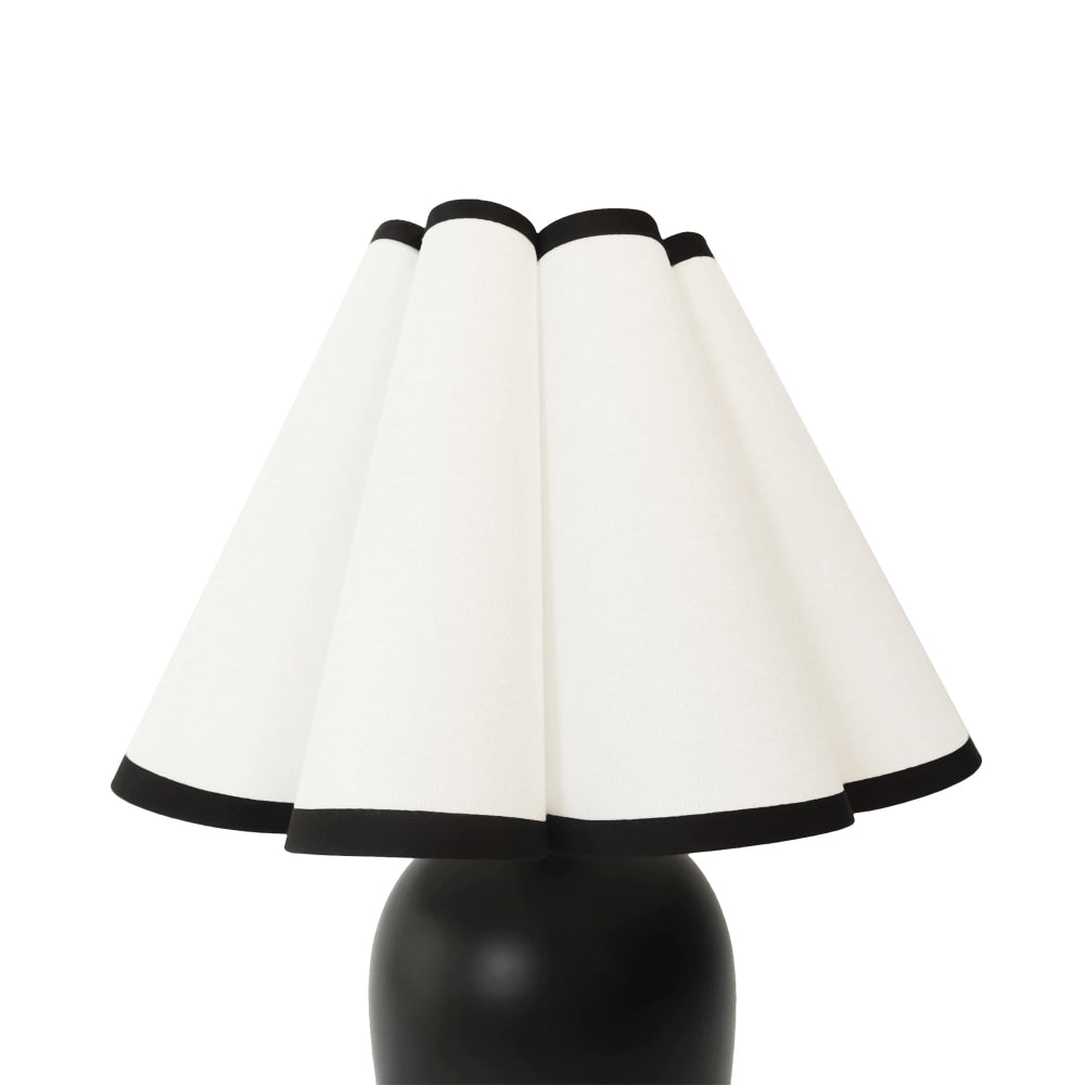 Callo Modern Metal Base Fabric Shade Touch Table Desk Light Lamp Black/White Fast shipping On sale