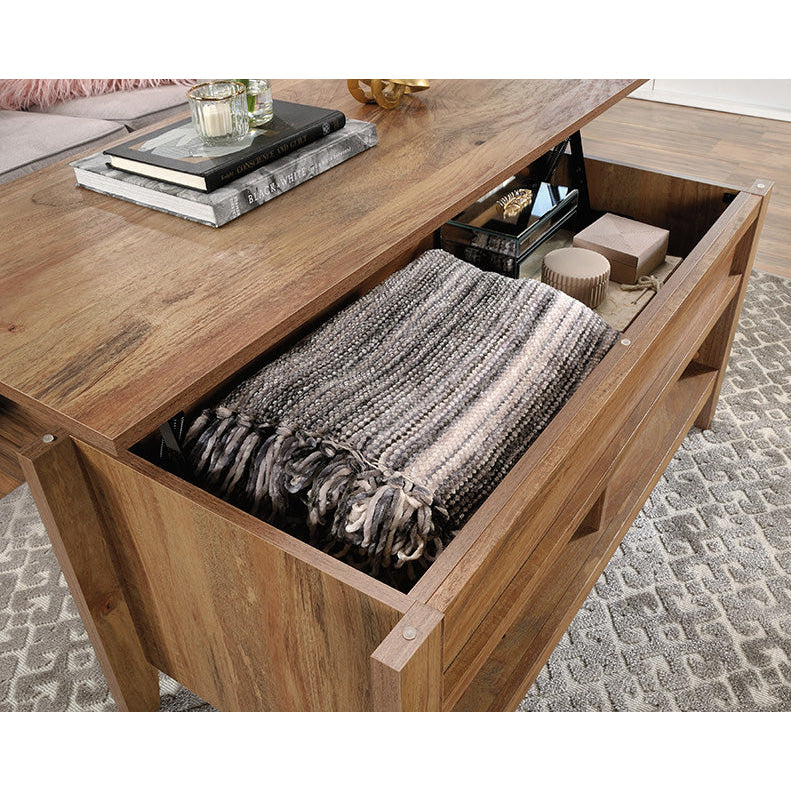 Carson Wooden Lift Top Storage Rectangular Coffee Table Sindoori Mango Fast shipping On sale