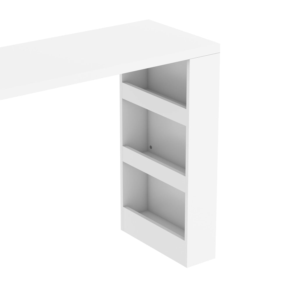 Caspian Large Retractable Chest Of 6-Drawers Dresser Storage Cabinet White Drawers Fast shipping On sale