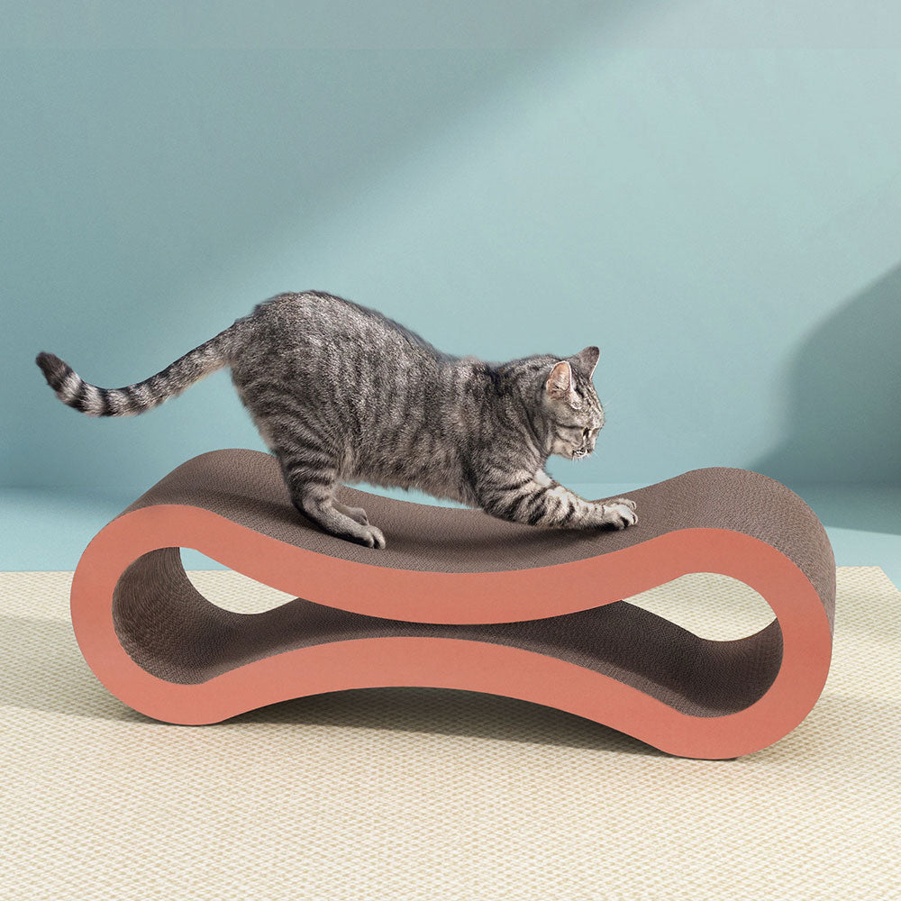 Cat Scratching Board Scratcher Cardboard Kitten Indoor Climbing Bed Catnip Cares Fast shipping On sale