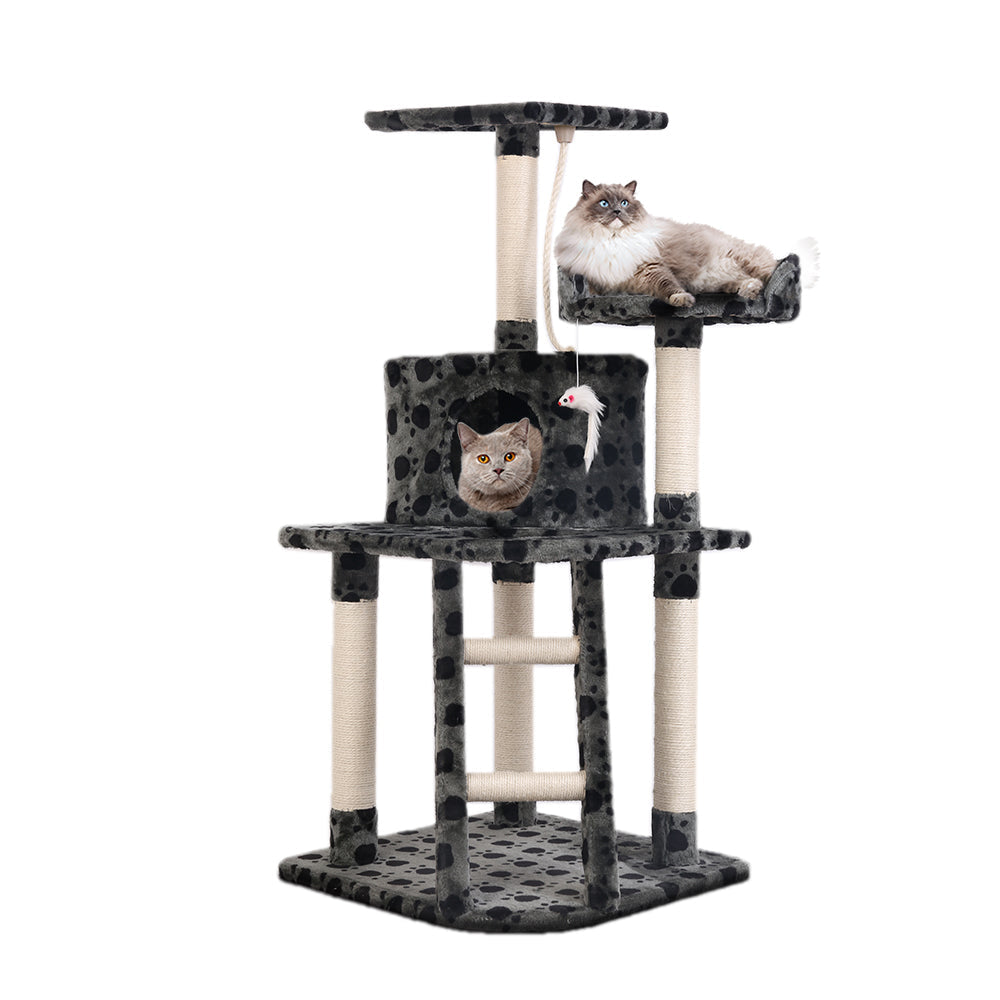 Cat Tree 120cm Trees Scratching Post Scratcher Tower Condo House Furniture Wood Supplies Fast shipping On sale