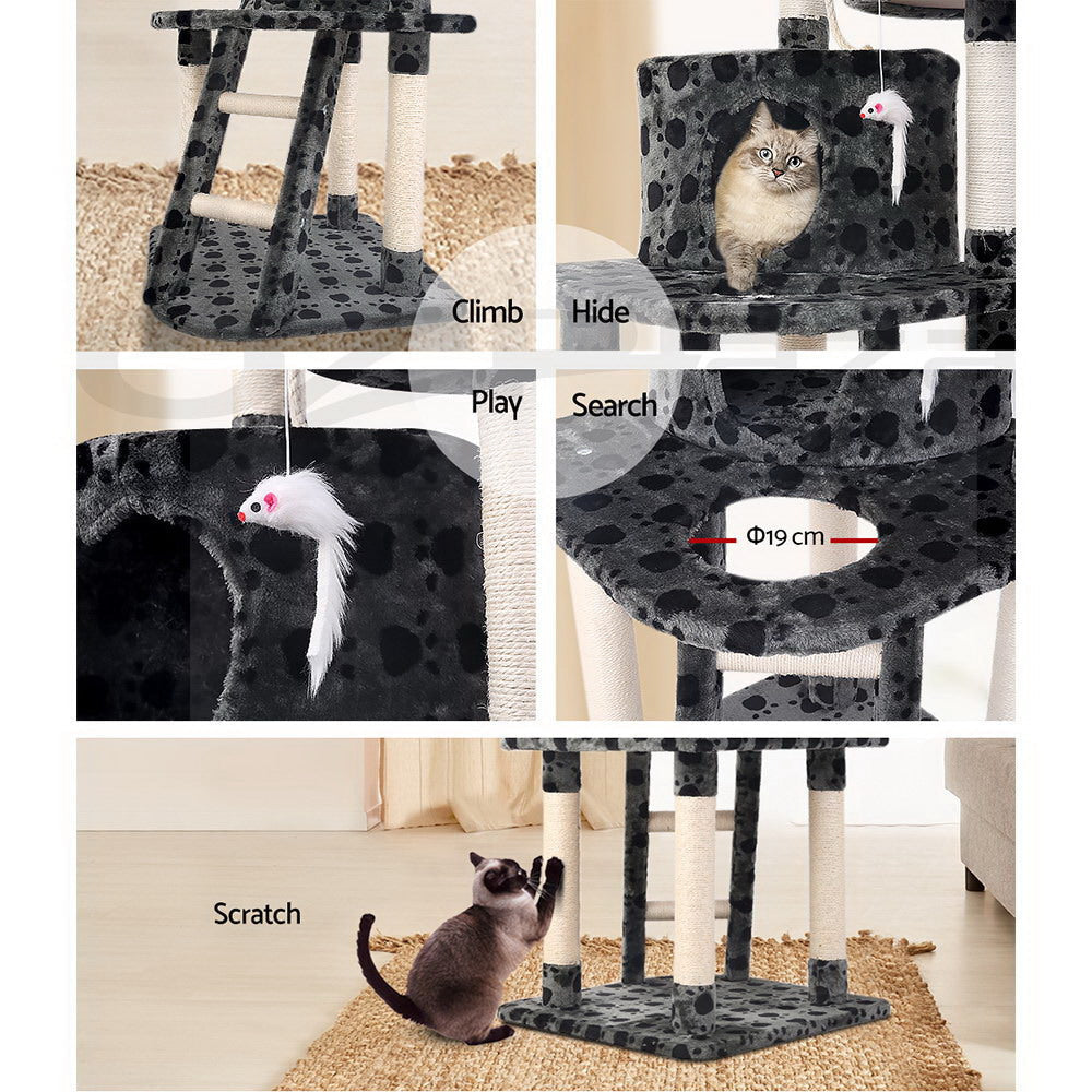 Cat Tree 120cm Trees Scratching Post Scratcher Tower Condo House Furniture Wood Supplies Fast shipping On sale
