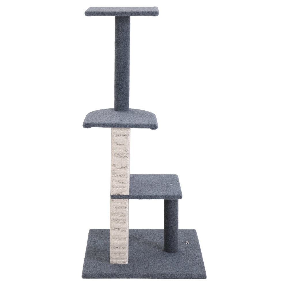Cat Tree 124cm Trees Scratching Post Scratcher Tower Condo House Furniture Wood Steps Supplies Fast shipping On sale
