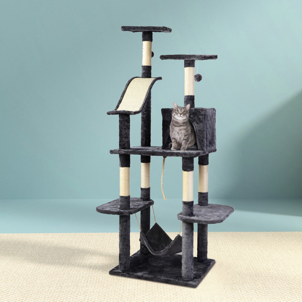 Cat Tree 171cm Trees Scratching Post Scratcher Tower Condo House Furniture Wood Supplies Fast shipping On sale