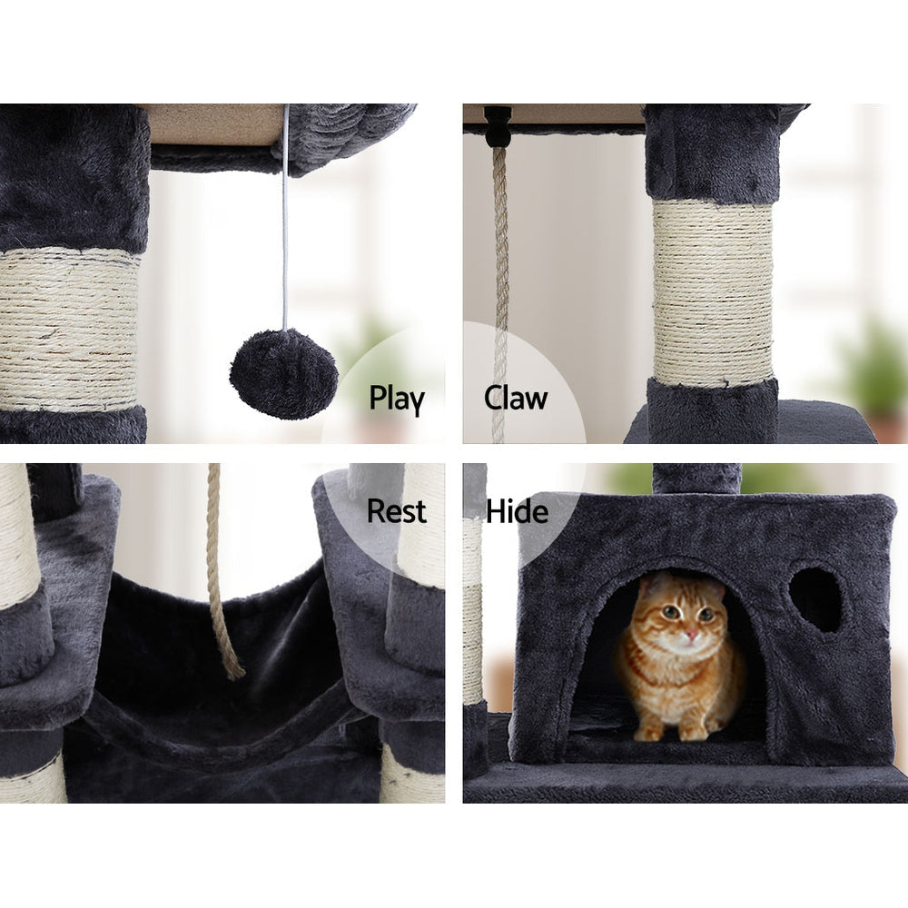 Cat Tree Trees Scratching Post Scratcher Tower Condo House Furniture Wood Supplies Fast shipping On sale