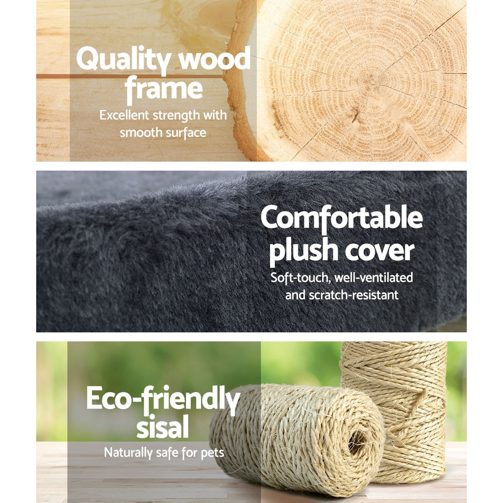 Cat Tree Trees Scratching Post Scratcher Tower Condo House Furniture Wood Supplies Fast shipping On sale