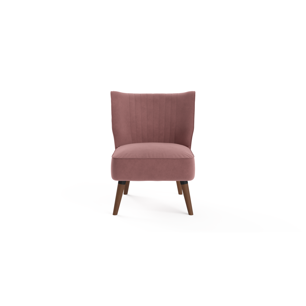 Cece Accent Chair Dusty Rose Lounge Fast shipping On sale