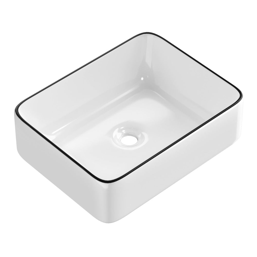 Cefito Bathroom Basin Ceramic Vanity Sink Hand Wash Bowl Above Counter 48x37cm Accessories Fast shipping On sale