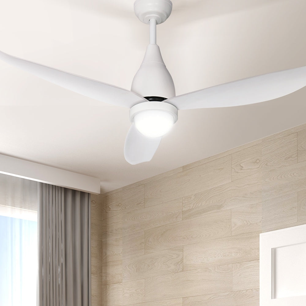 Ceiling Fan DC Motor LED Light Remote Control Fans 52’’ White Fast shipping On sale