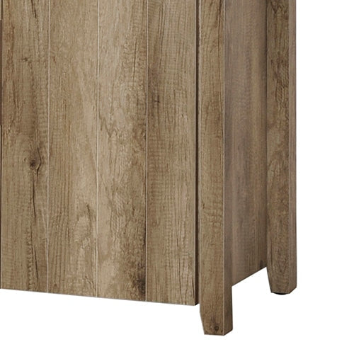 Celo 3 - Tier Bookcase Display Shelf Storage Cabinet W/ 2 - Doors - Oak Fast shipping On sale