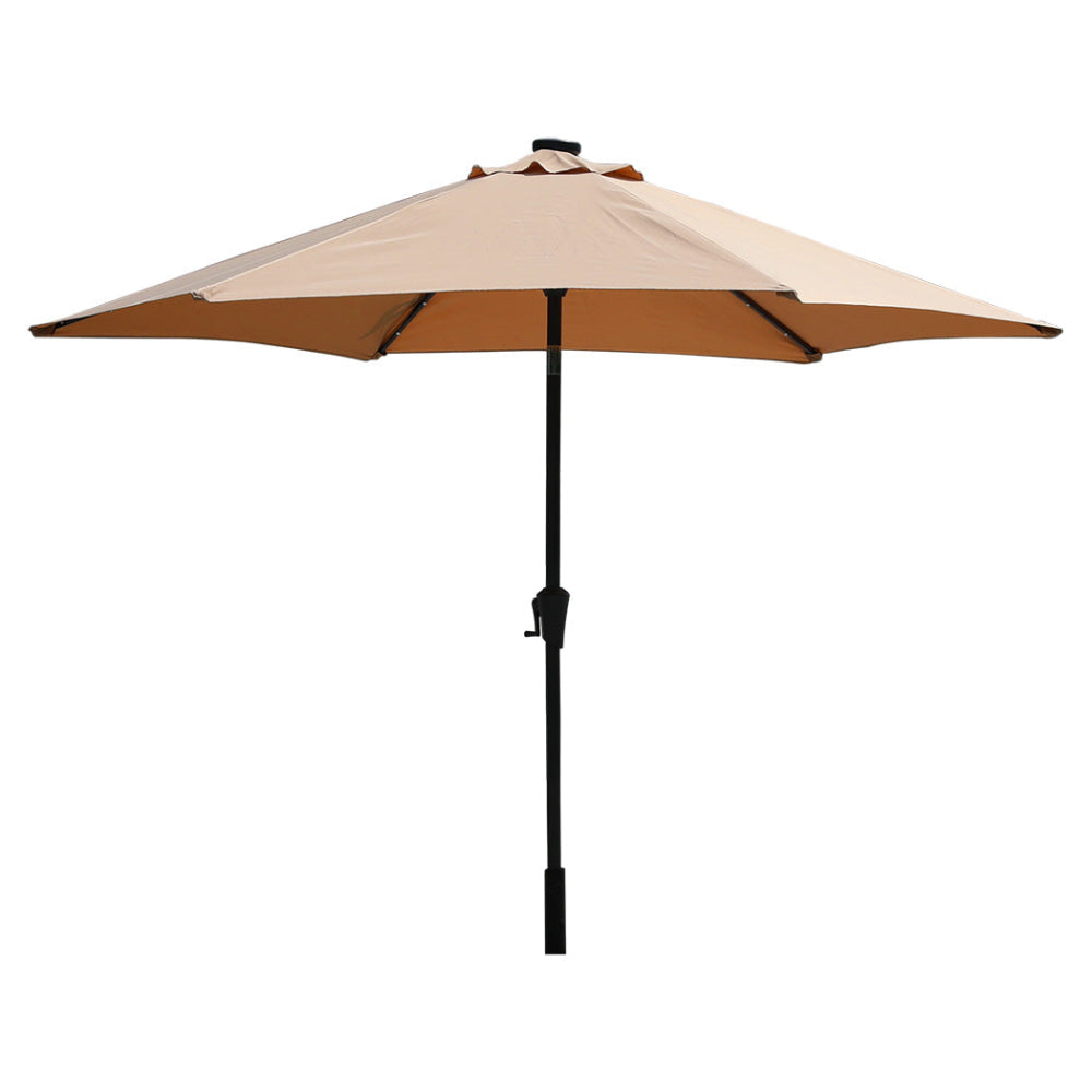 Centra 3M LED Outdoor Umbrella Base Stand Khaki Decor Fast shipping On sale