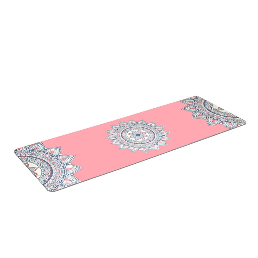 Centra Foldable Yoga Mat Non-Slip Exercise Fitness Lightweight 1mm Thick Pink Sports & Fast shipping On sale