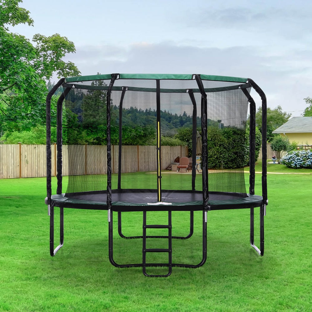 Centra Trampoline Round Trampolines Basketball set Safety Net Pad Mat 10FT Sports & Fitness Fast shipping On sale