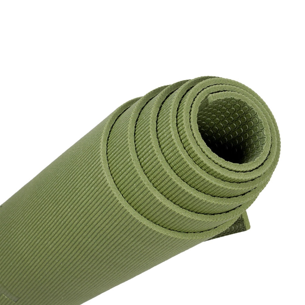 Centra Yoga Mat Non Slip 5mm Exercise Padded Fitness Sports Workout 183X83cm Green & Fast shipping On sale