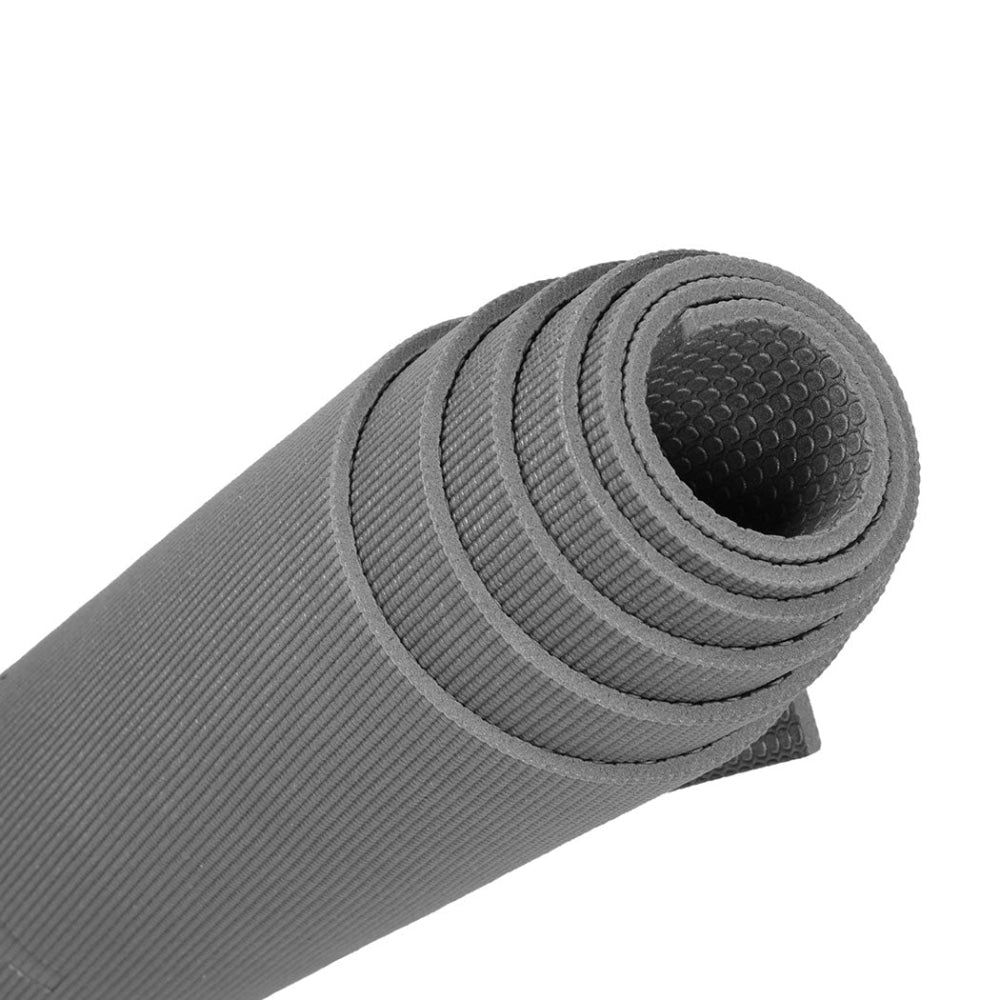 Centra Yoga Mat Non Slip 5mm Exercise Padded Fitness Sports Workout 183X83cm Grey & Fast shipping On sale
