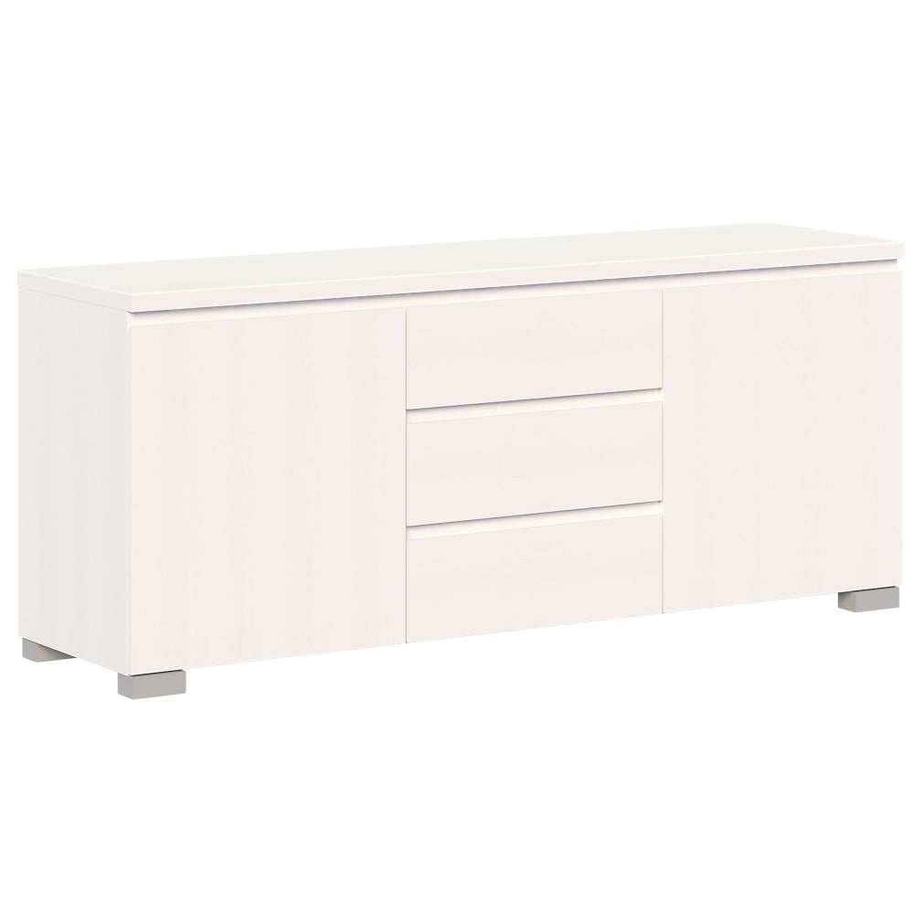 Charles Lowline Buffet Unit Sideboard Storage Cabinet W/ 2-Door 3-Drawer White & Fast shipping On sale