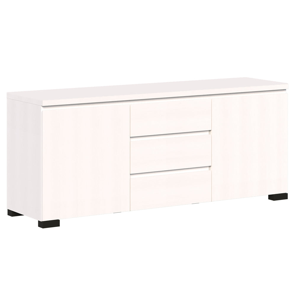 Charles Lowline Buffet Unit Sideboard Storage Cabinet W/ 2-Door 3-Drawer White & Fast shipping On sale