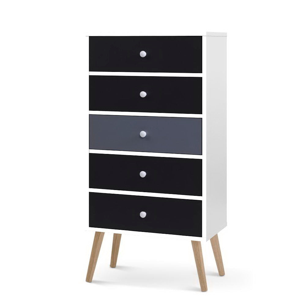 Chest of Drawers Dresser Table Tallboy Storage Cabinet Furniture Bedroom Of Fast shipping On sale