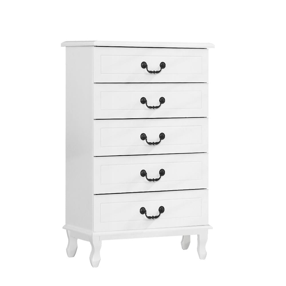 Chest of Drawers Tallboy Dresser Table Bedside Storage Cabinet Bedroom Of Fast shipping On sale