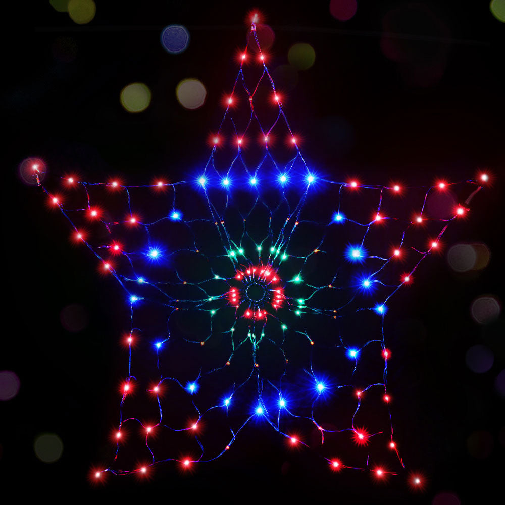 Christmas Lights Motif LED Star Net Waterproof Outdoor Colourful Fast shipping On sale