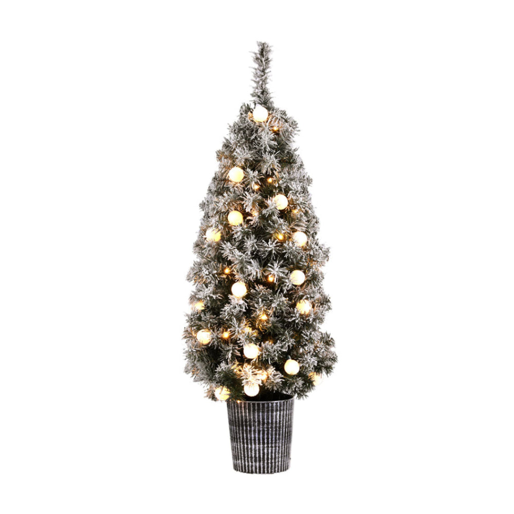 Christmas Tree 1.2M Potted Snowy Xmas Fast shipping On sale