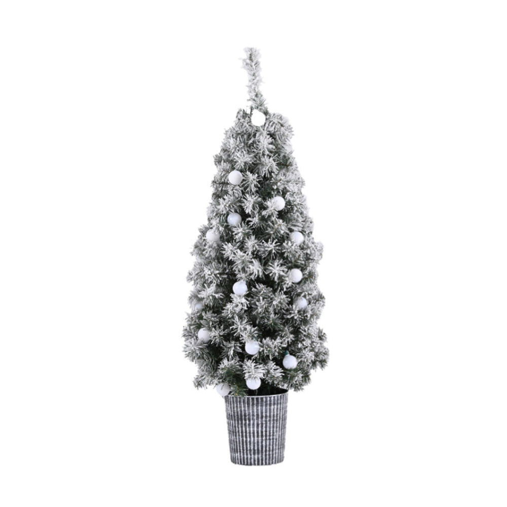 Christmas Tree 1.2M Potted Snowy Xmas Fast shipping On sale