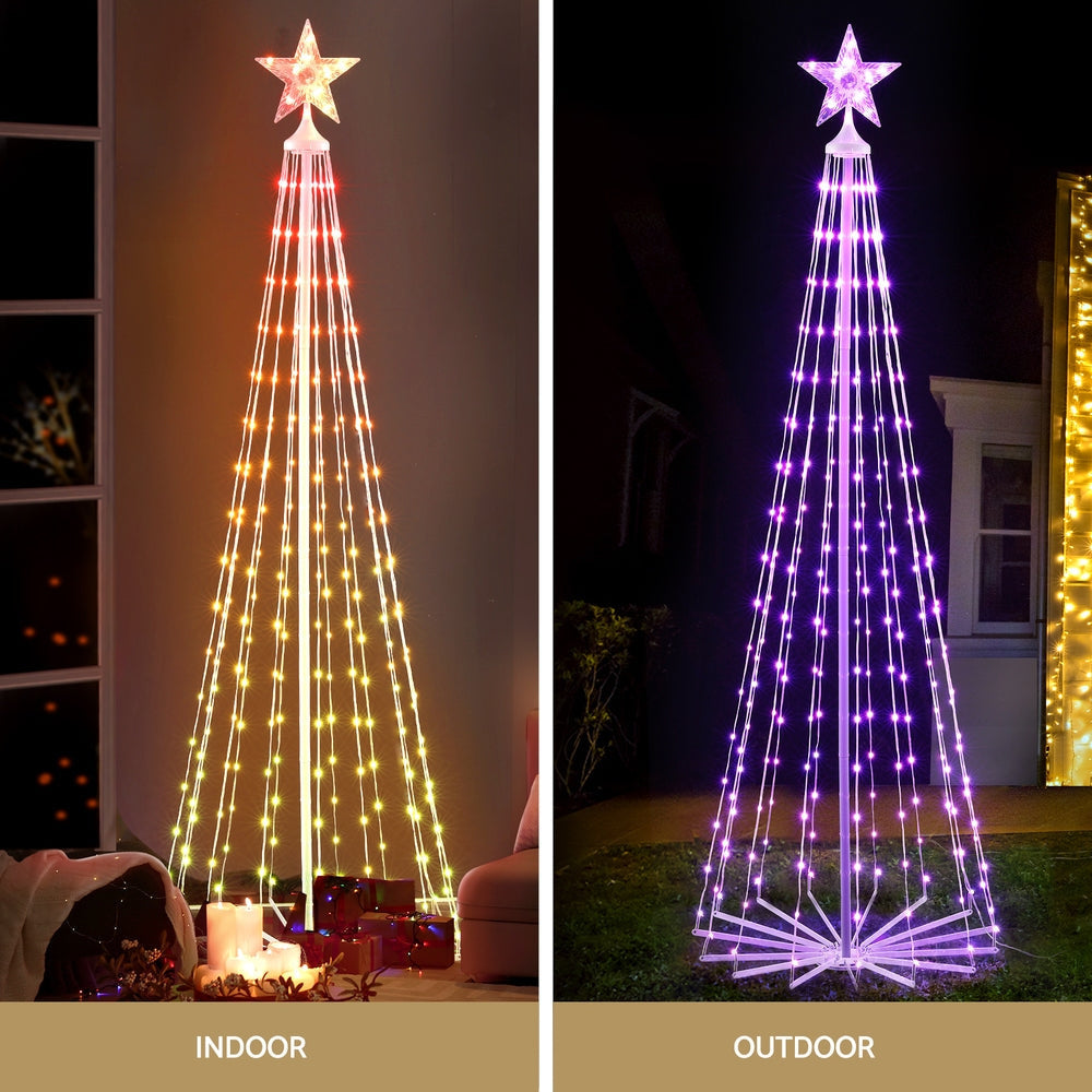 Christmas Tree 1.8m 265 RGB LED Fairy Lights Xmas Trees Decoration Fast shipping On sale