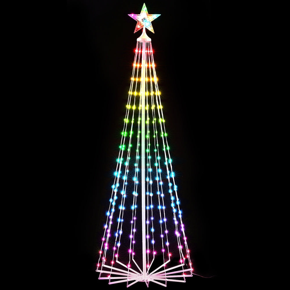 Christmas Tree 1.8m 265 RGB LED Fairy Lights Xmas Trees Decoration Fast shipping On sale