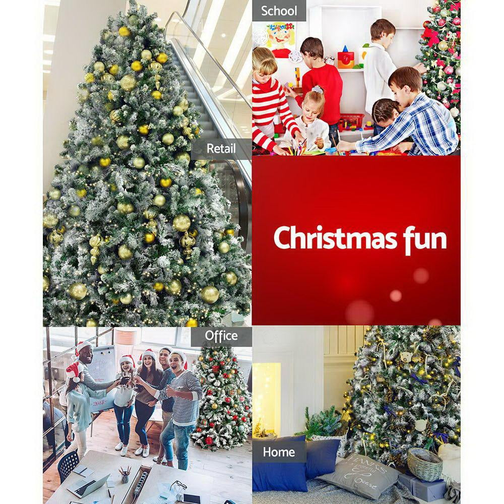 Christmas Tree 2.1M 7FT Xmas Decorations Snow Home Decor 1106 Tips Fast shipping On sale
