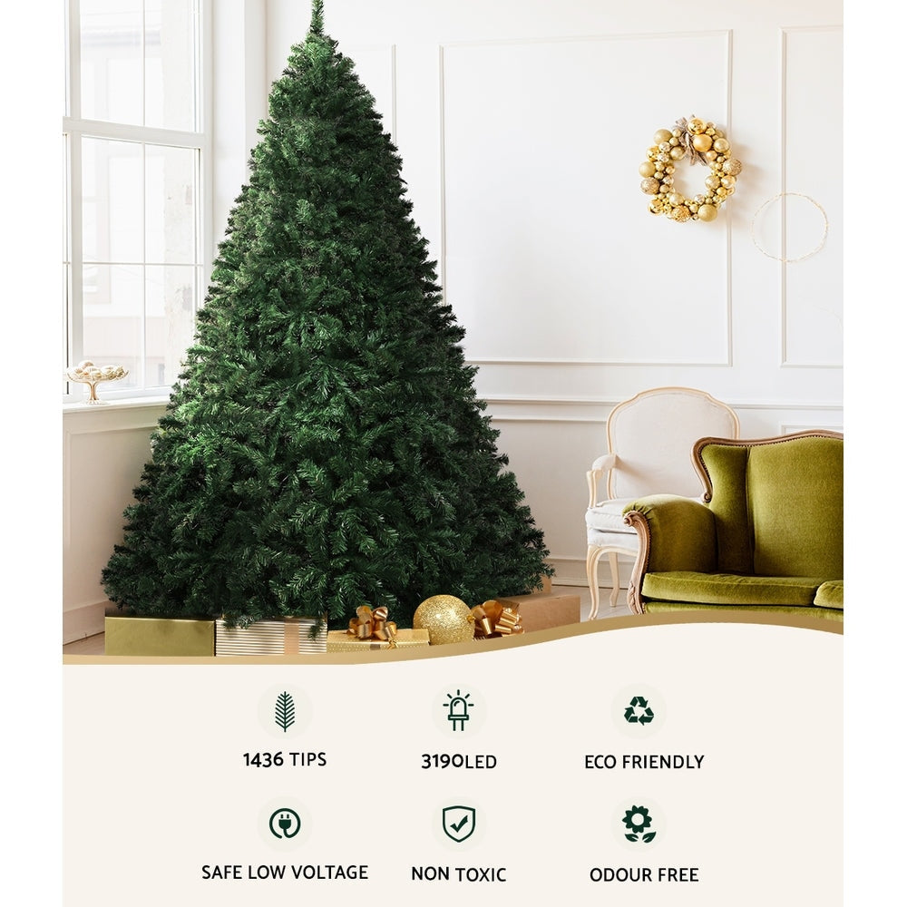 Christmas Tree LED 2.4M 8FT Xmas Decorations Green Home Decor Fast shipping On sale