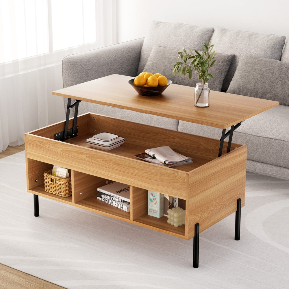 Coffee Table Lift-top Oak Fast shipping On sale