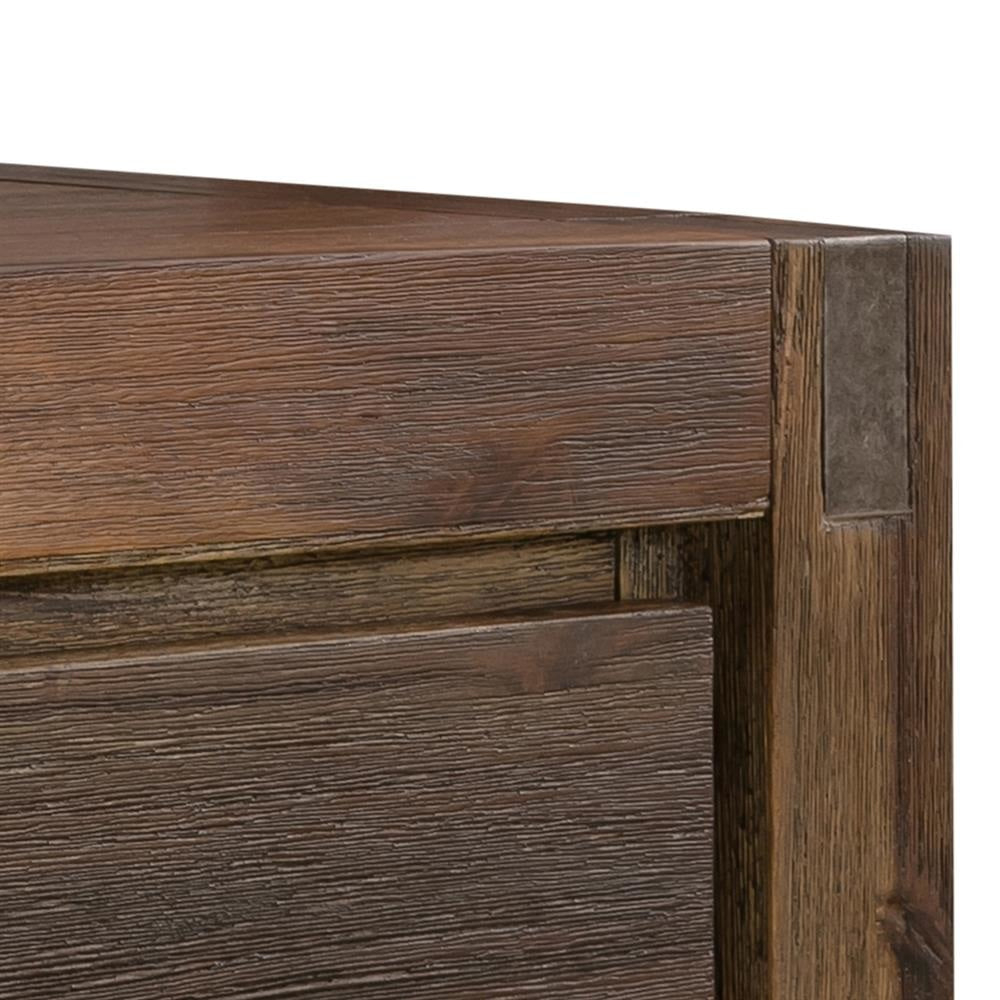 Coffee Table Solid Acacia Wood & Veneer 1 Drawer Storage Chocolate Colour Fast shipping On sale