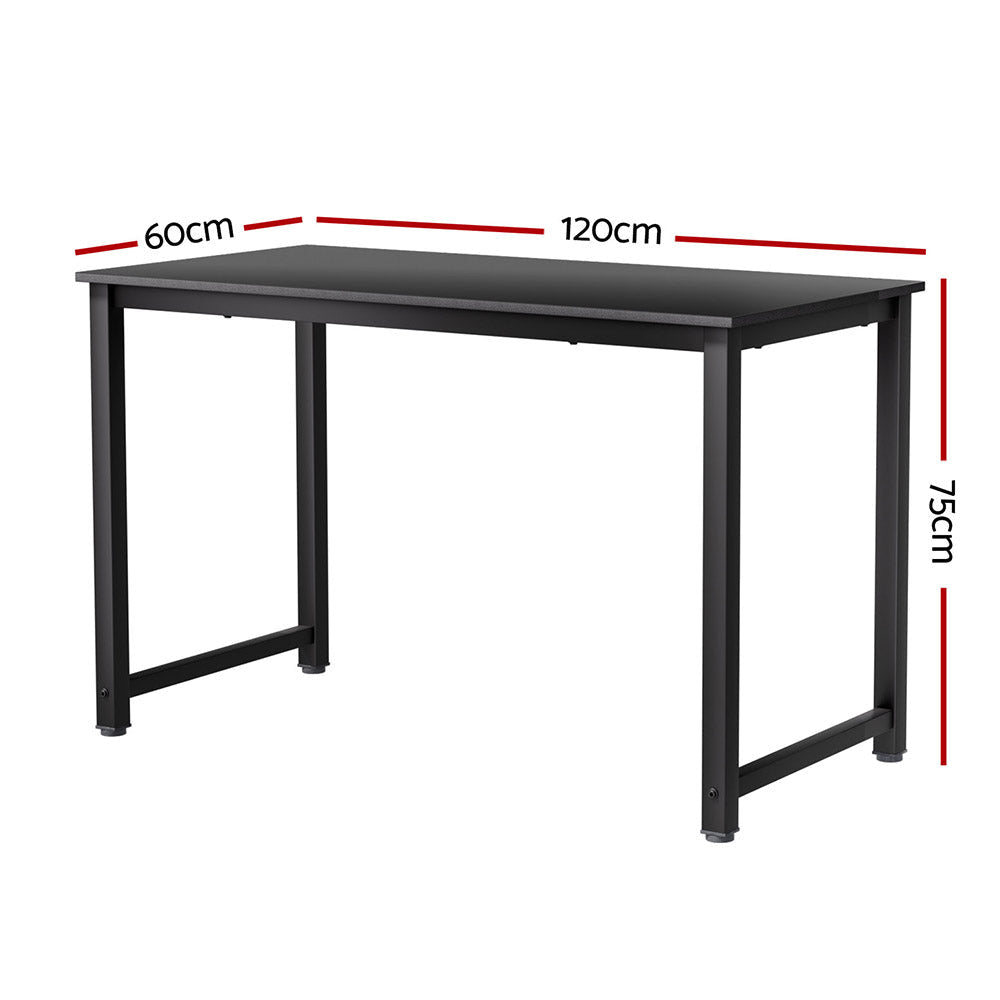 Computer Desk Home Office Study Table Black 120CM Fast shipping On sale