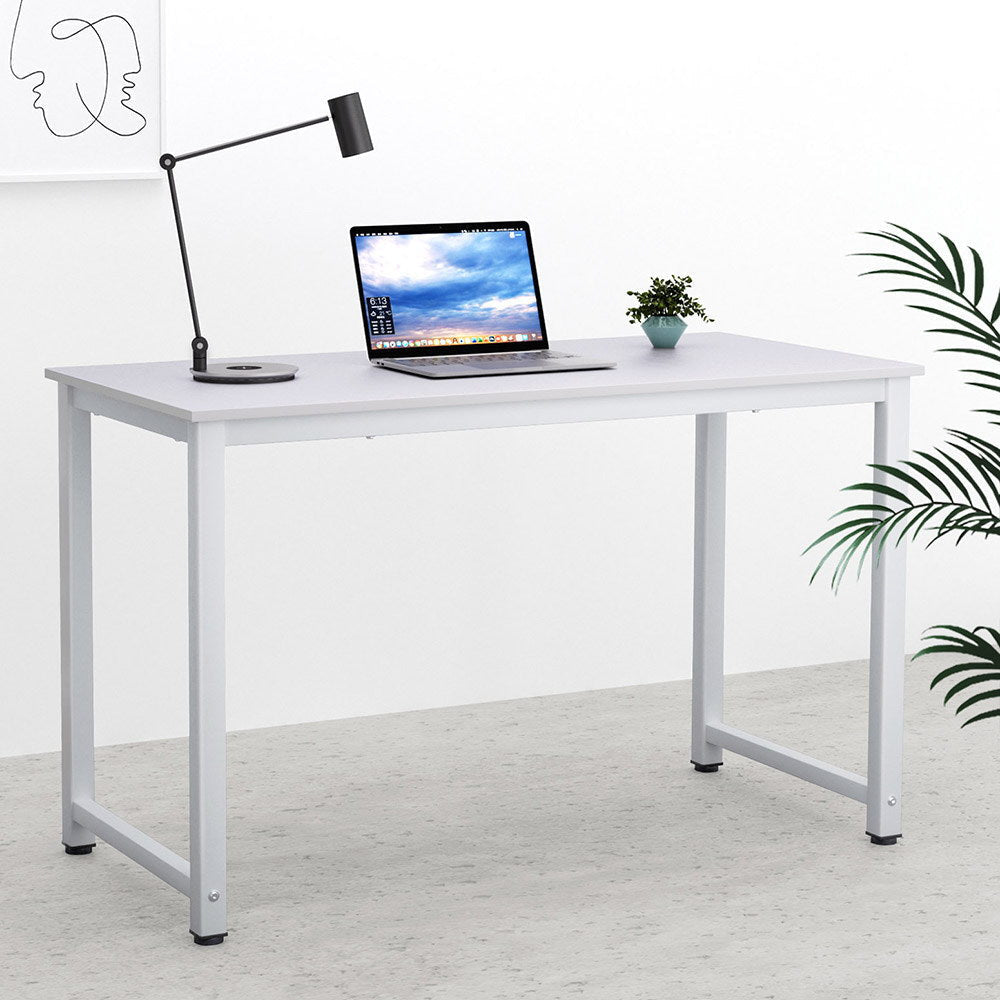 Computer Desk Home Office Study Table White 120CM Fast shipping On sale