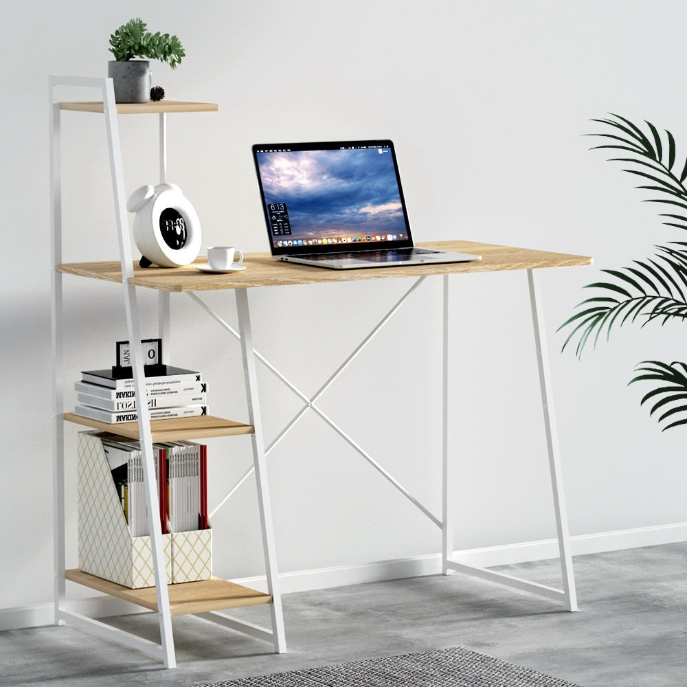 Computer Desk Laptop Table Bookshelf Storage Rack Home Study Office Fast shipping On sale