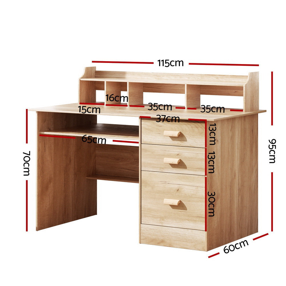 Computer Desk Office Study Desks Table Shelf Drawer Fast shipping On sale