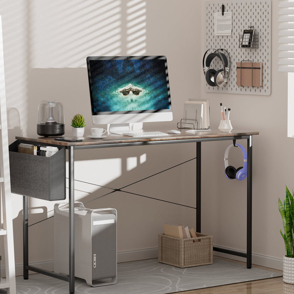 Momentous Living - Computer Desk Study Table With Side Storage And Hook ...
