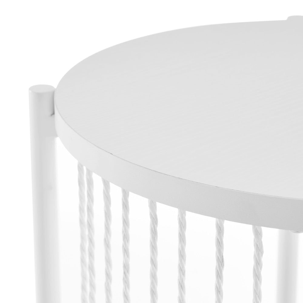 Connell Modern Wooden Entertainment Unit TV Stand Open Shelf - White Fast shipping On sale